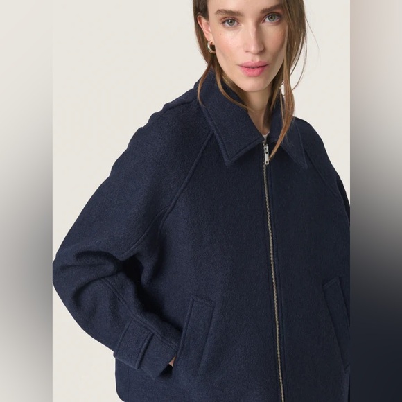 Soaked in Luxury Women's Dark Blue Utility Jacket - Picture 2 of 9